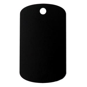 Черен алуминиев медальон - плочка